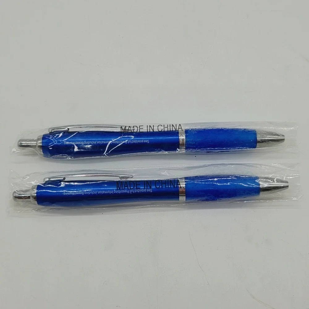 Lot Of 2 Cymbalta Pharmaceutical Drug Rep Pen Promo All Blue STICKY GRIP